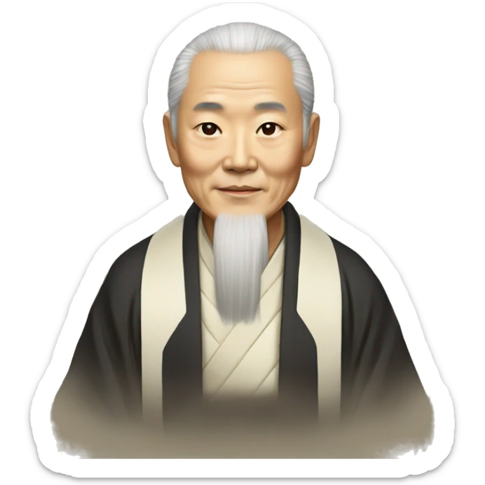 senior priest (of a Shinto shrine, below chief priest and deputy chief priest) sticker