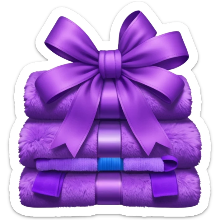 Pero no caras, me refiero que si lazos, toallas, cosas aesthetics pero moradas sticker