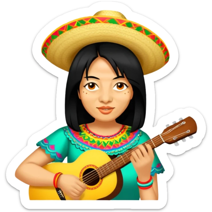 Vibrant Festival Singer sticker