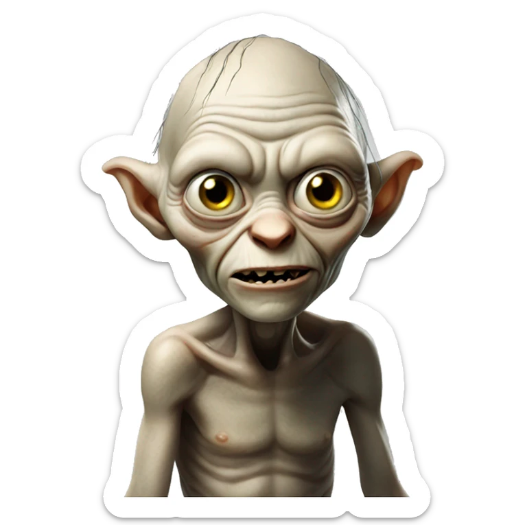 Gollum sticker