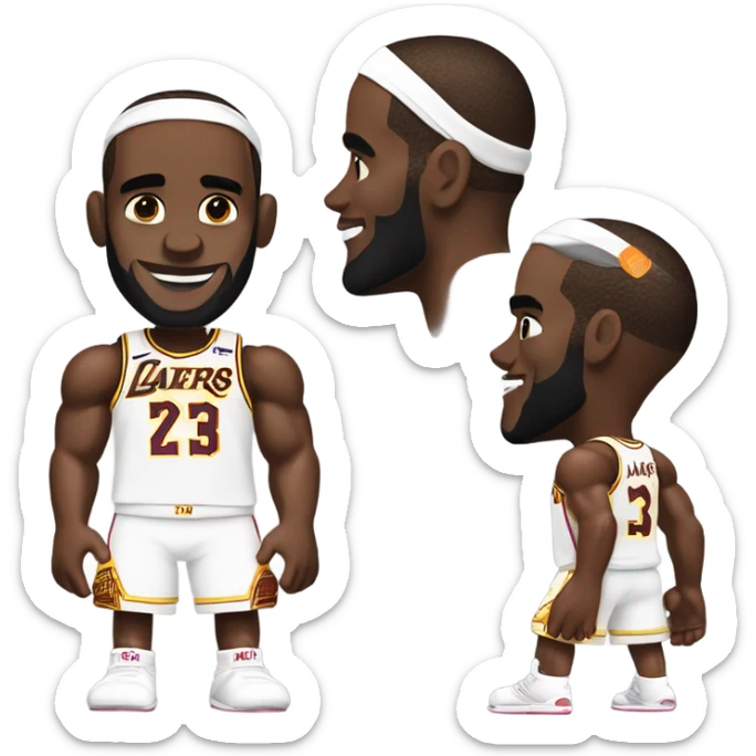 LeBron James sticker
