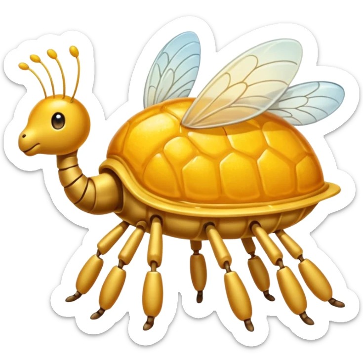 Miel con cara seria y patas de humano junto a sal con cara seria y patas de humano sticker