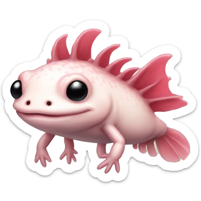 axolotl sticker