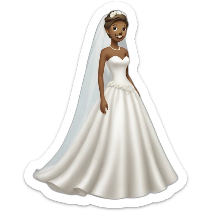 bride sticker