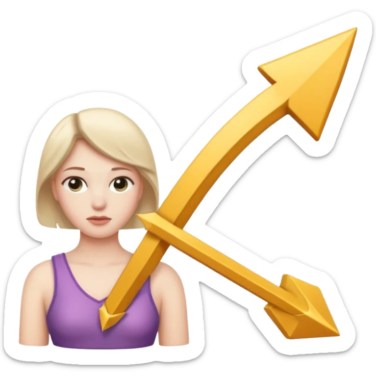 The male symbol but the male arrow is bent/curved downwards, and there is a female stem too so its like a sissy icon (a sissy/feminine boy icon), for sissy boys, sissy girls sticker