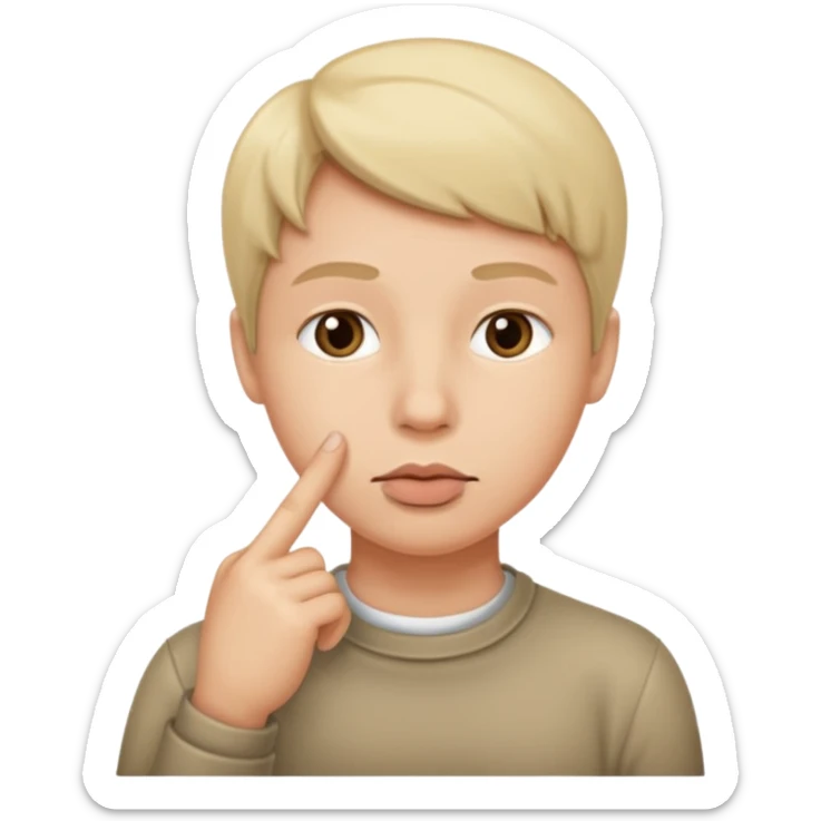 😱😡👿Kuchh Aisa Hi image Rahe Jo Apne Munh per ungali Rakhe Hue silent Rahe Uske Jaisa bahut image bnao sticker