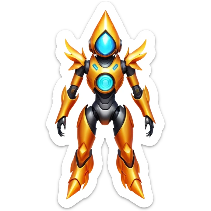  Epic legendary warm-colored fir fiery sunny rare glowing mechanical Shiny sparkly transparent bioluminescent luminescent vibrant bright pastel dark exotic iridescent colorful gradients futuristic modern metallic glossy glittery fantasy-cyber-Fakémon-Vernid-creature sticker