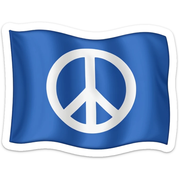 peace flag sticker