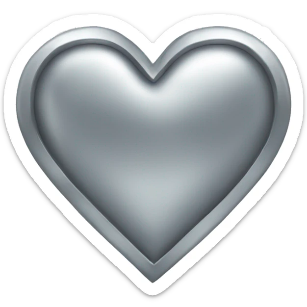 Platinum Heart  sticker