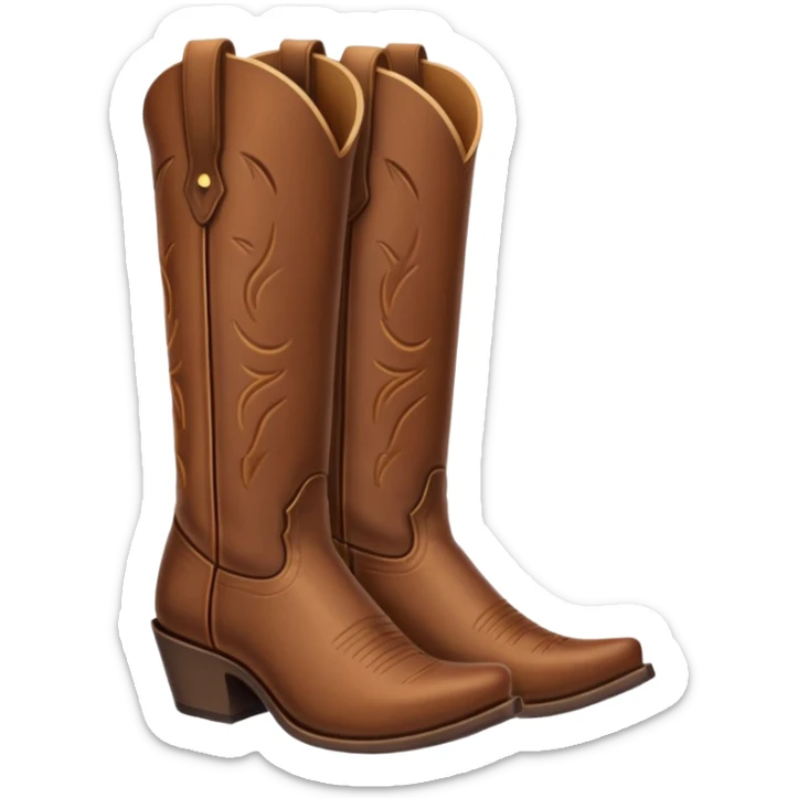 Cowboy boots sticker