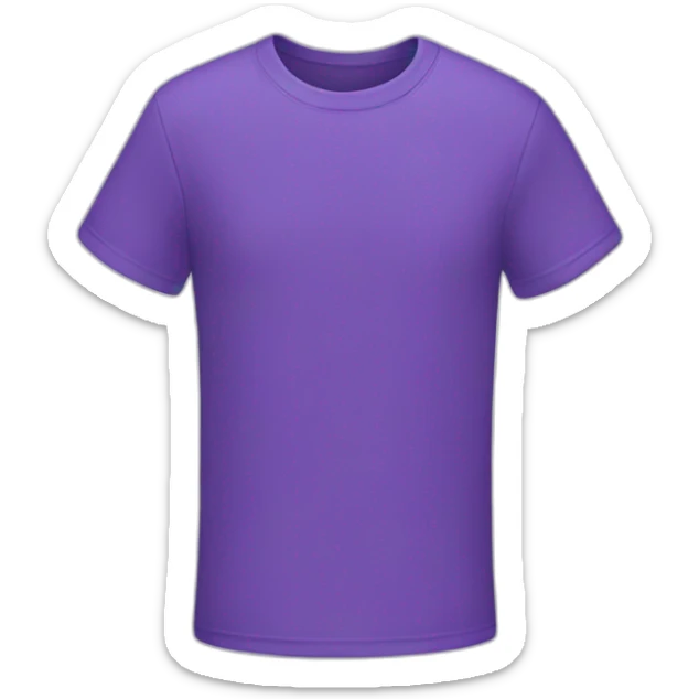 T-shirt violet sticker