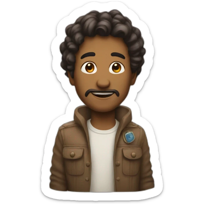 emoji, but in my world emoji means anchient painting sticker