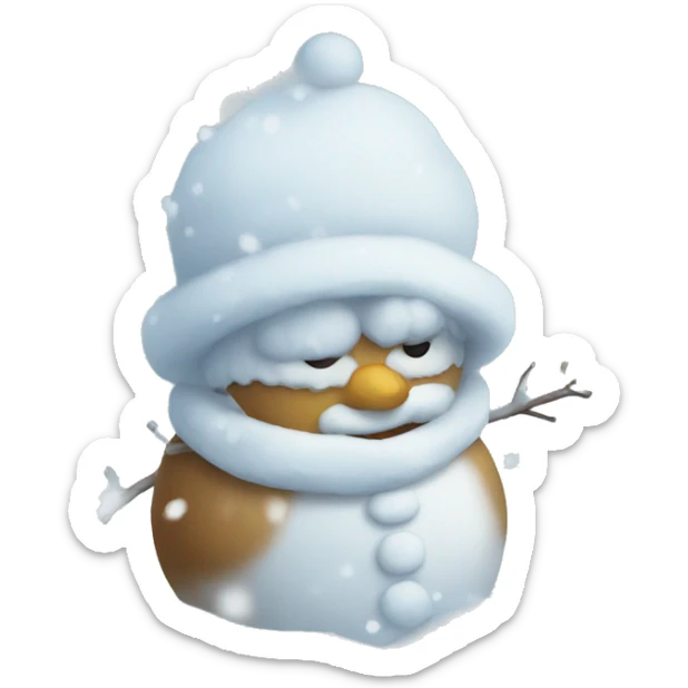 snow sticker
