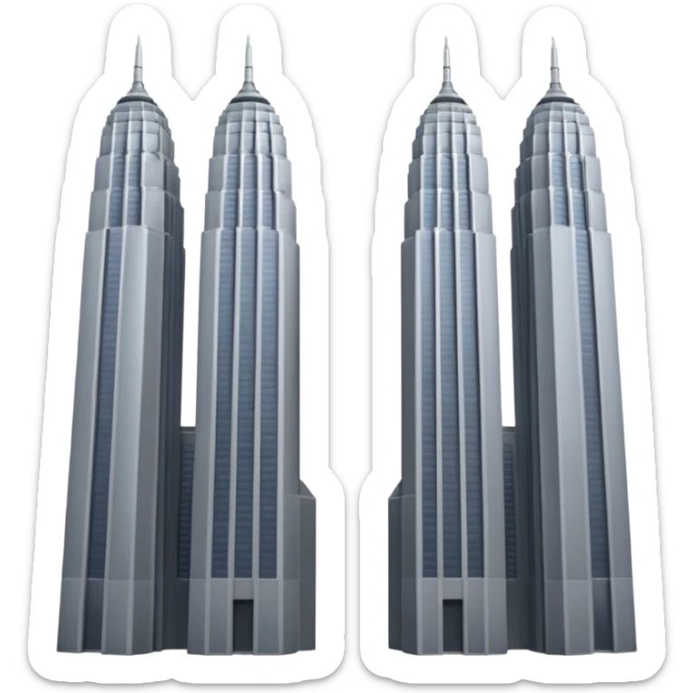 animated emoji of twin towers or 9/11 memes sticker