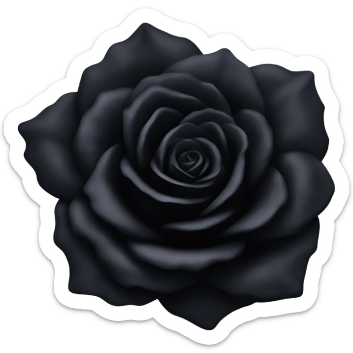 Black roses sticker