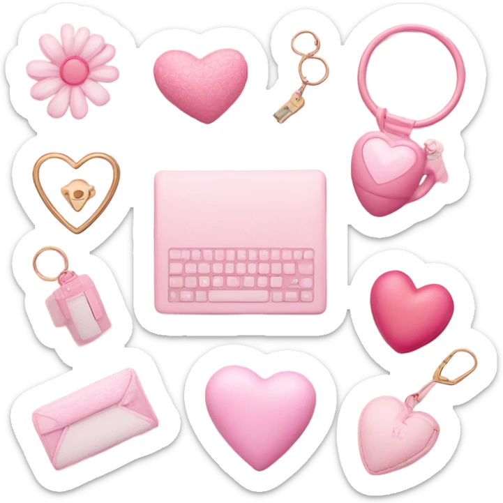 Pink aesthetic sticker