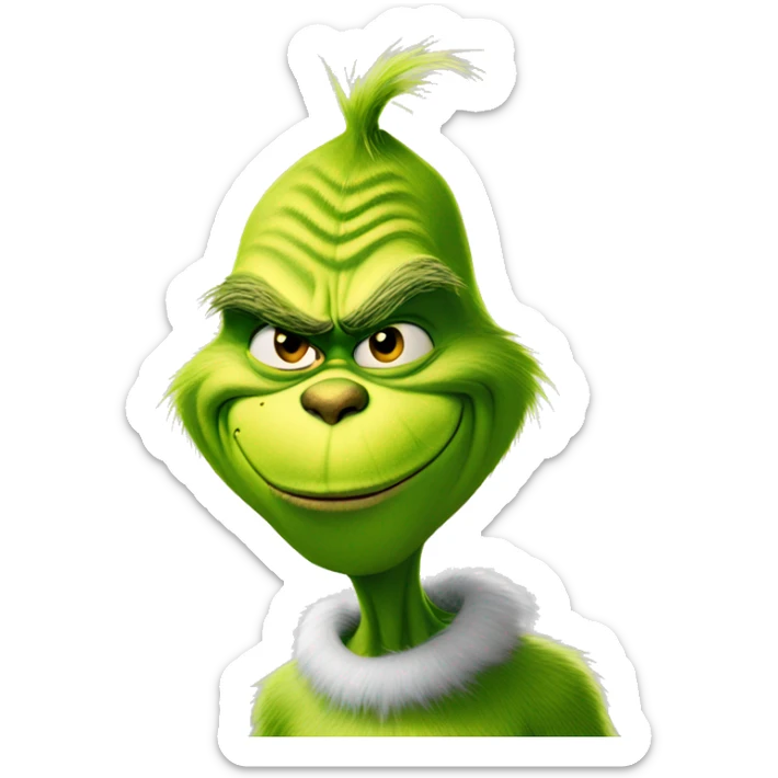 the grinch sticker