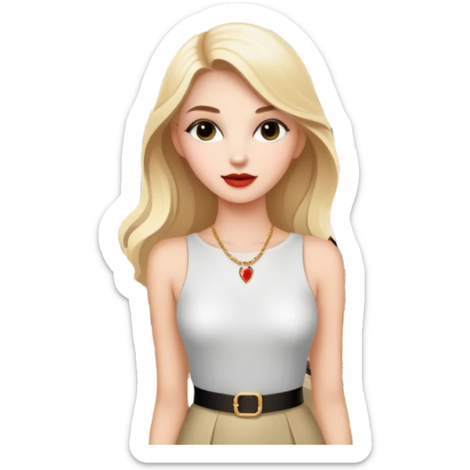 Rich girl life. Cars, travel, fashion, accessories, love and other sticker