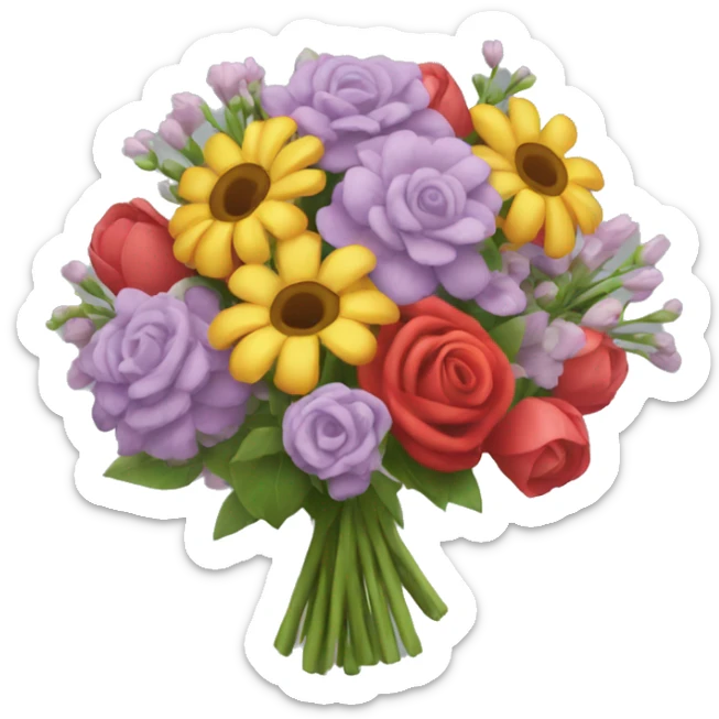 Bouquet of flowers sticker