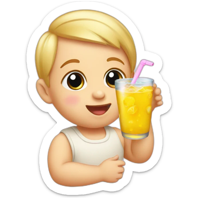 Baby-drink sticker