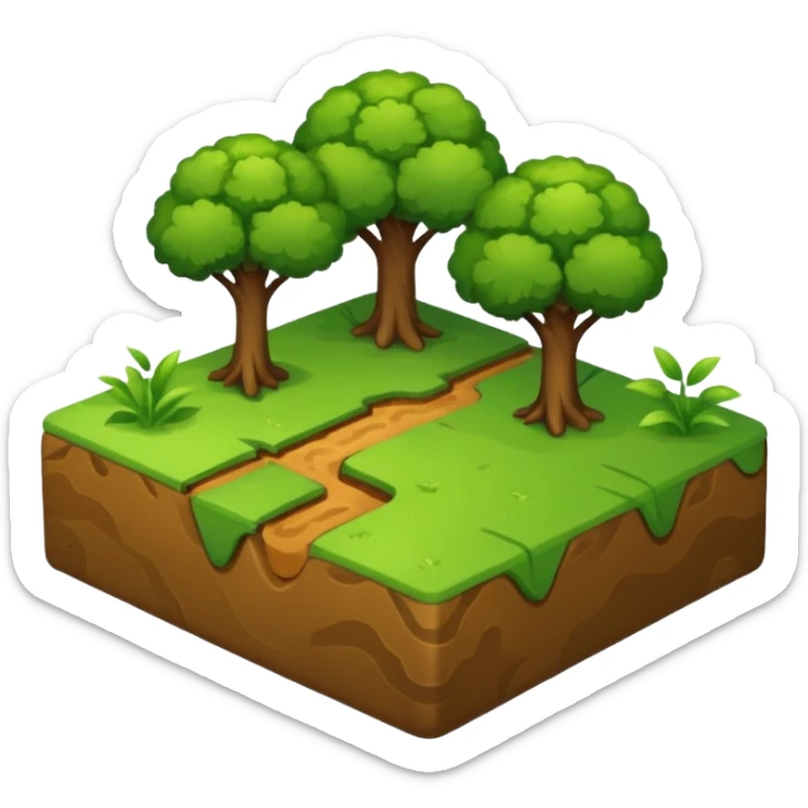 UN LOTE DE TERRENO CUADRADO PARA CONSTRUCCION VERDE Q ESTE MARCADO CON MEDIDAS sticker