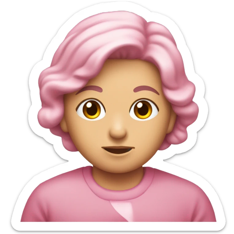 Moño rosa conmemorativo del Día Internacional contra el Cáncer de Mama sticker