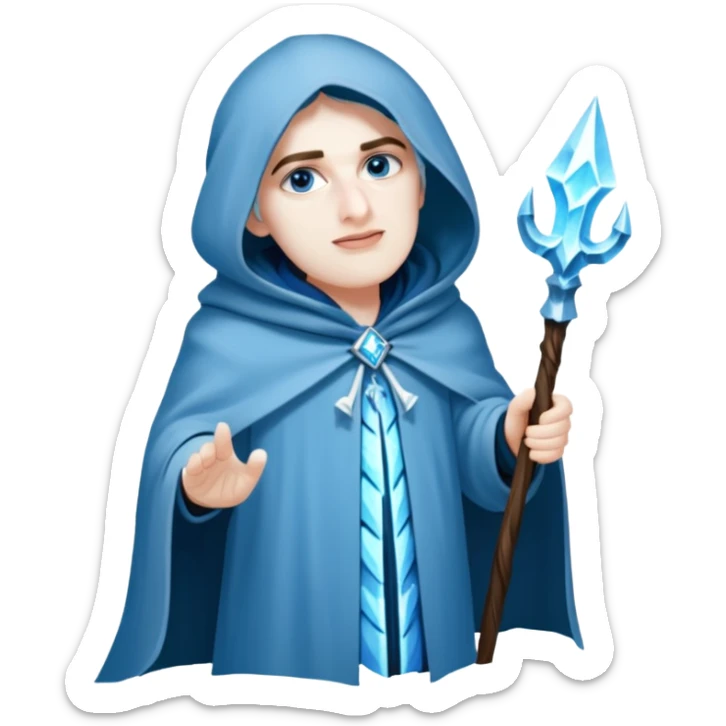 Frost wizard sticker