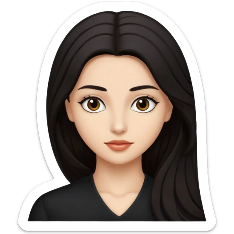 Black aly is the wife of cregan stark and looks like Hande Erçel.  sticker