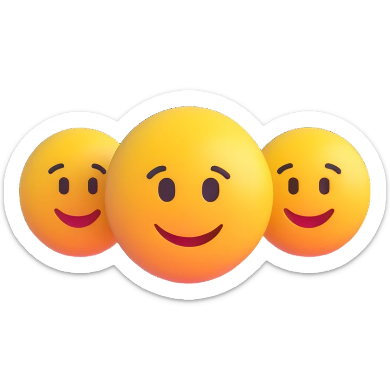 colorful 3D circular emoji with the word 'fullos' in the center in a modern font sticker