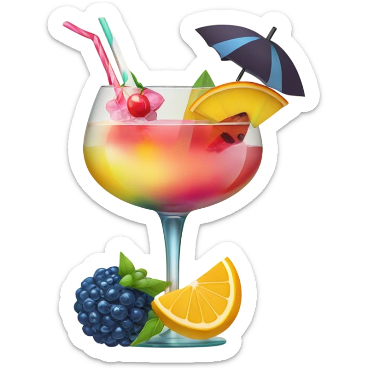 Cocktail sticker