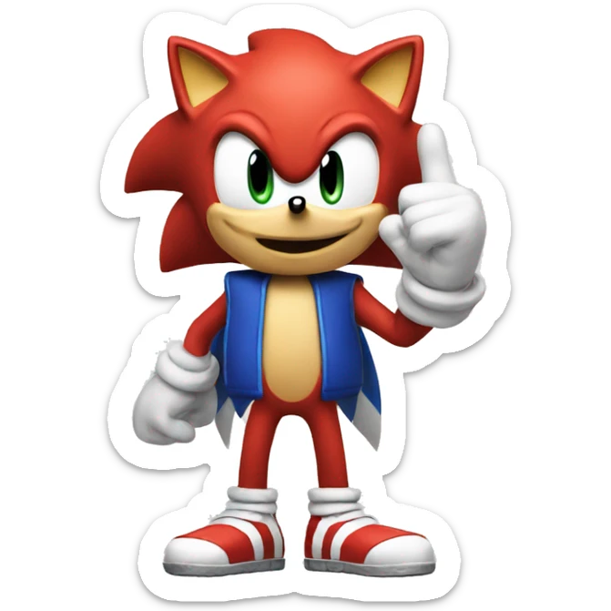 Sonic sticker