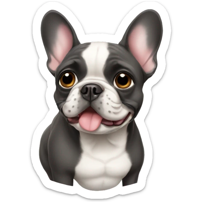 French bulldog  sticker