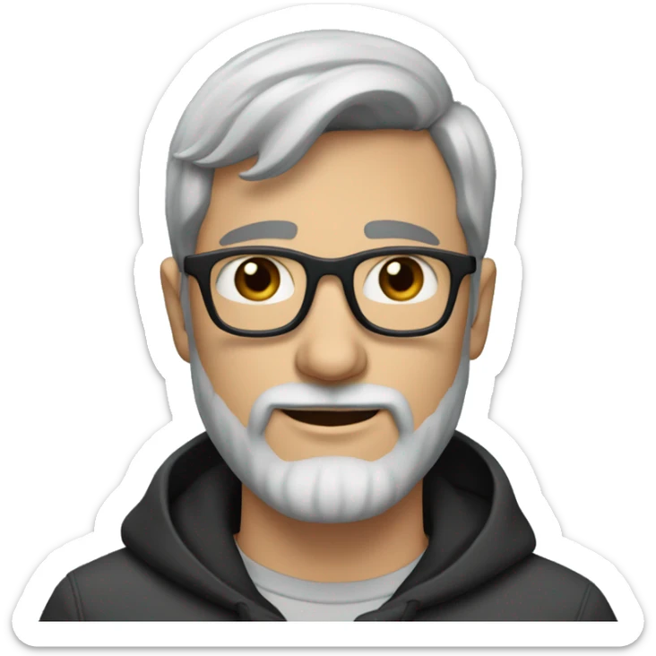 30-year-old-white-man-with-grey-and-black-hair-and-grey-and-dark-beard-and-dark-glasses-and-thin-nose sticker
