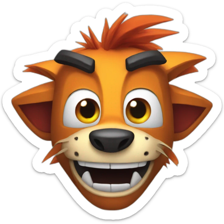 crash bandicoot sticker