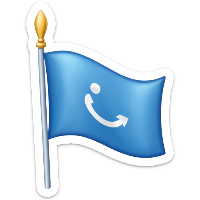 I want to create my own flag. That looks like a verified badge for Instagram. sticker