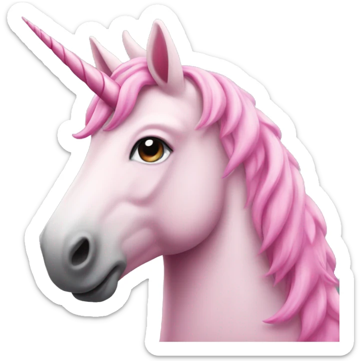 pink unicorn sticker