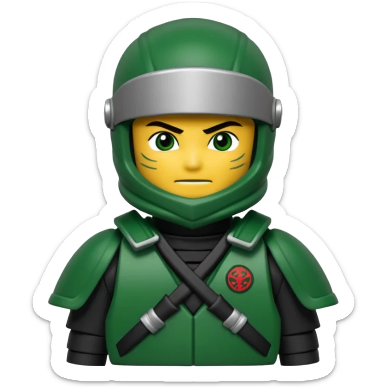Lloyd garmadon's resistance NINJA suit from ninjago season 8 sons of garmadon sticker