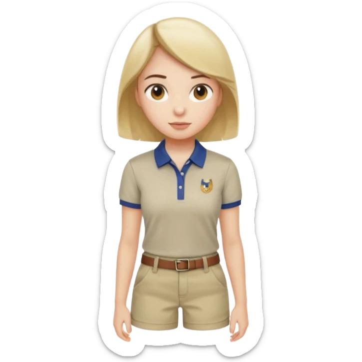 Preppy chica sticker