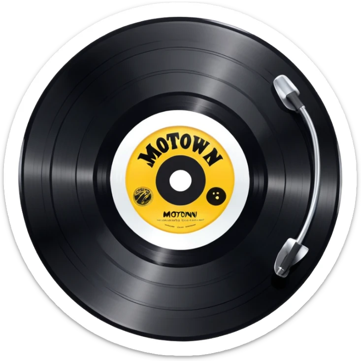 Motown music sticker