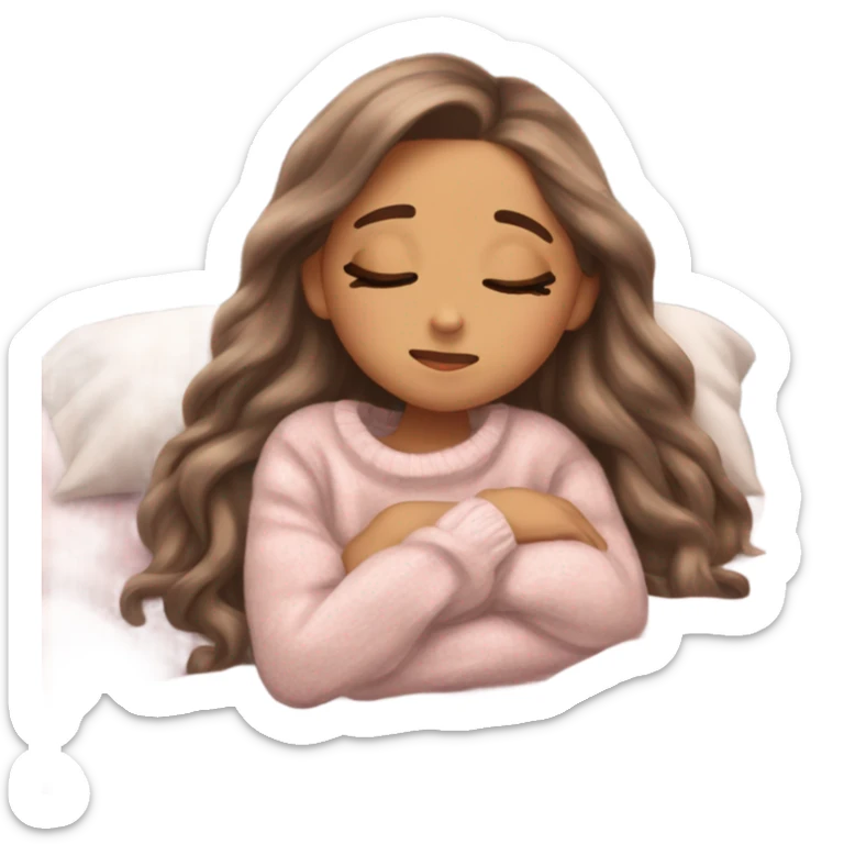 Ariana Grande sleeping sticker