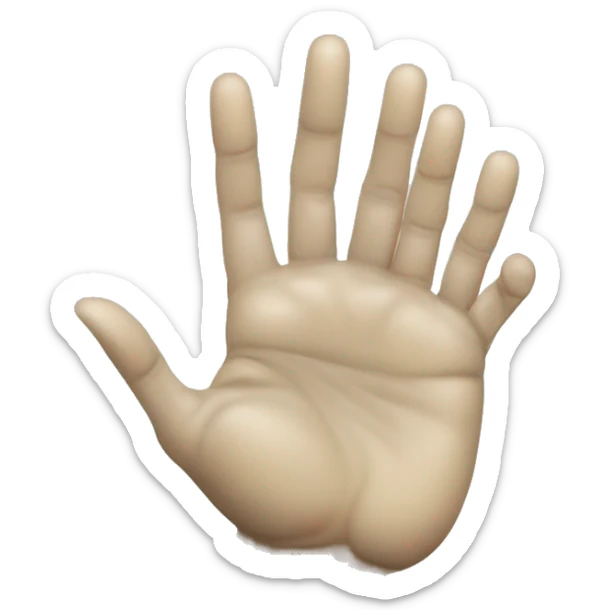 human hand nearly touching a cybernetic han, like in te painting "creation of Adam" sticker