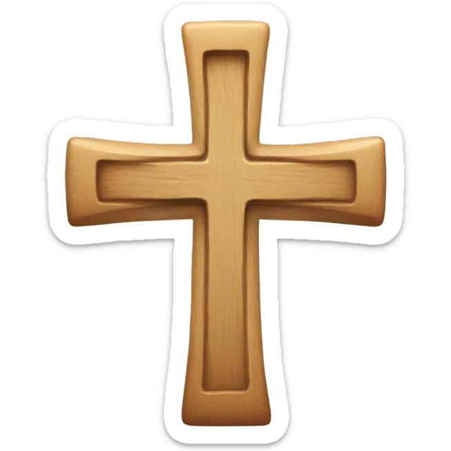 Cross sticker