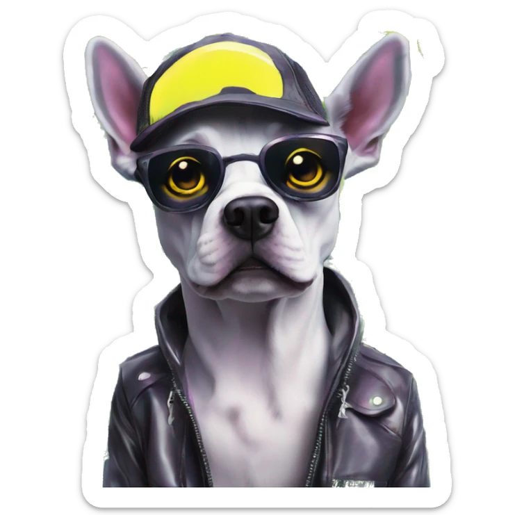 420 .Zombie_ Vaporwave black holographic oilslick zombie unicorn dog smoking yellow caution tape hemp leaves Pegasus hemp plants sticker