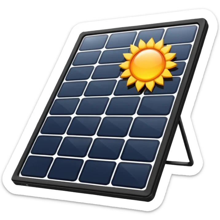 solar panel sticker