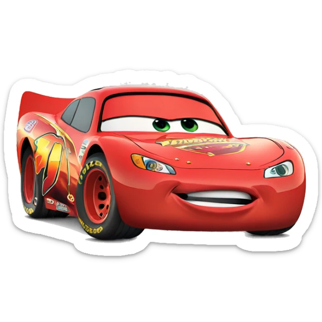 Lightning mcqueen sticker