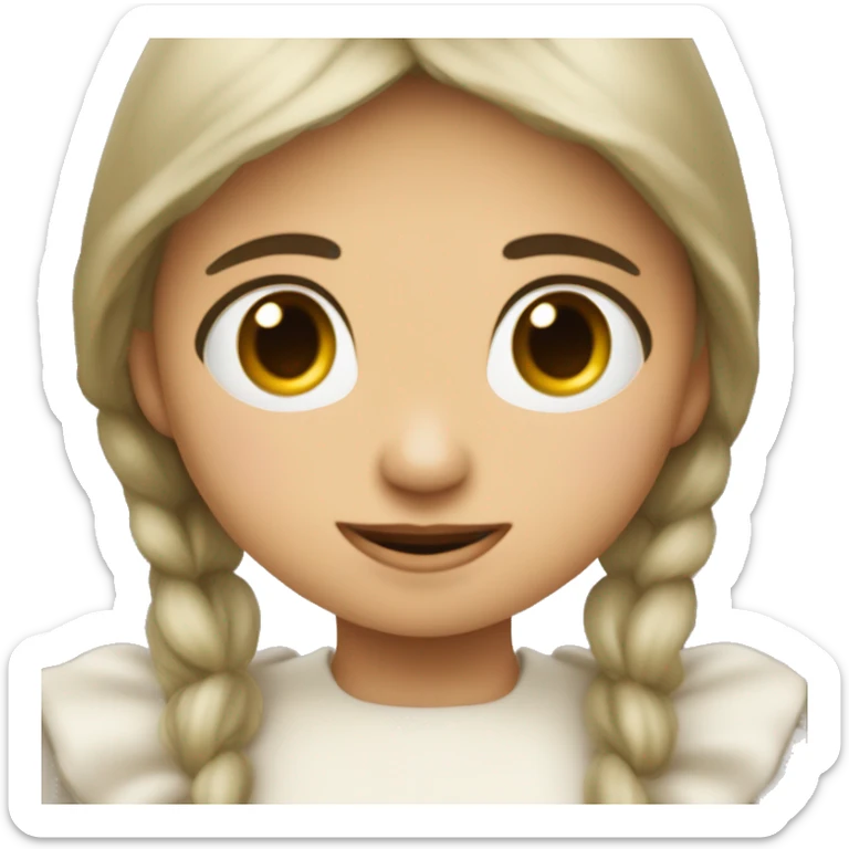 niña blanca chaparrita y niño morenito alto agarrados de la mano sticker