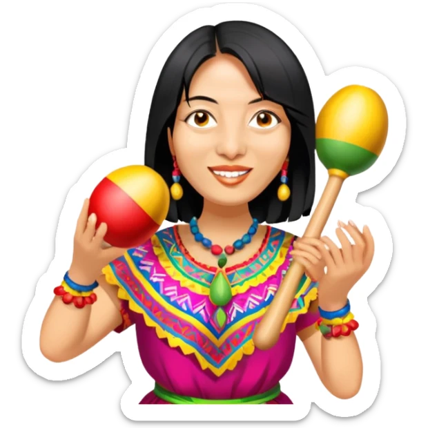 Maraca Player sticker