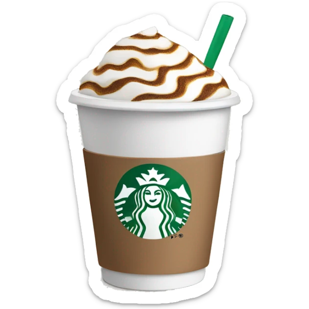 starbucks coffee cup sticker