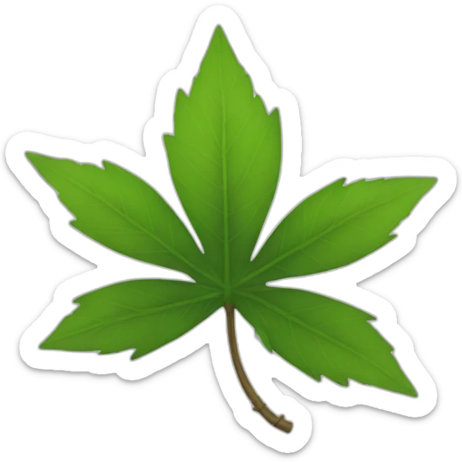 Naruto leaf sticker