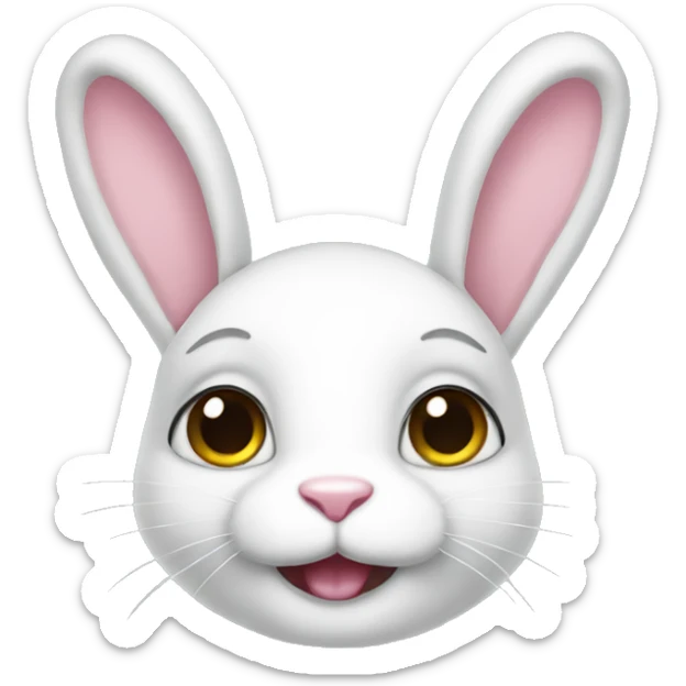 Bunny sticker